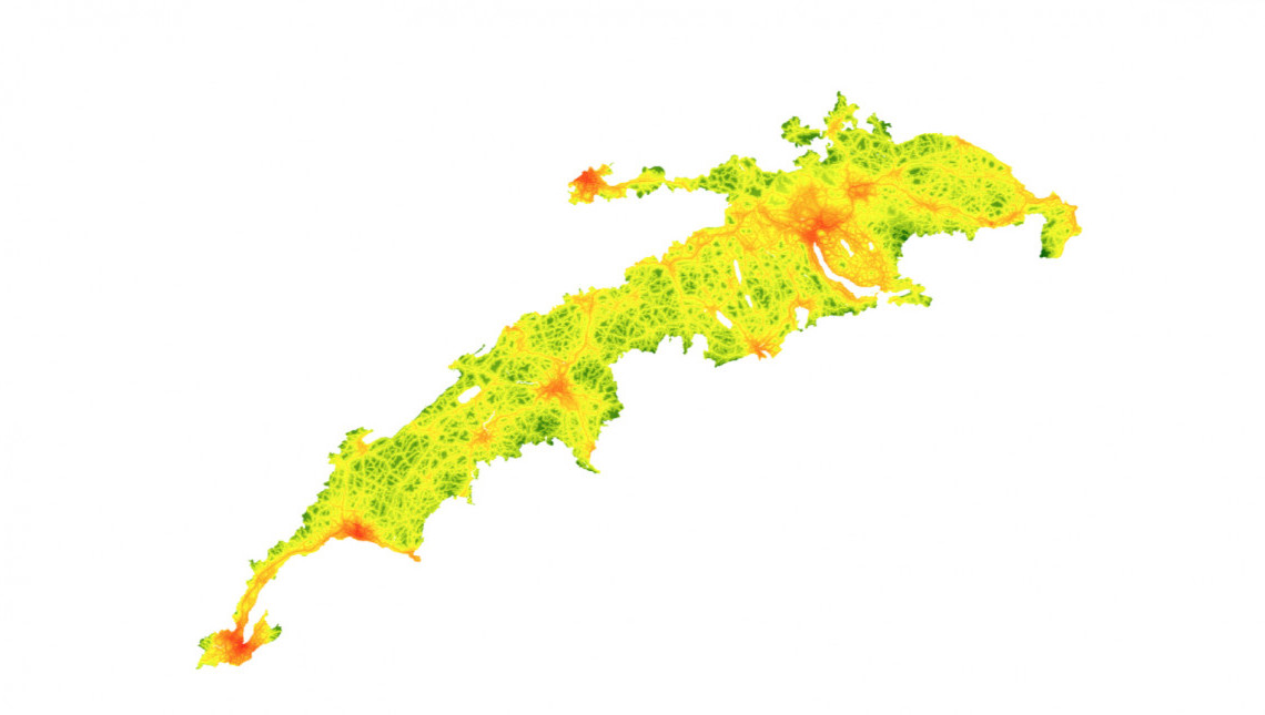 La Tranquillity map