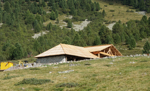 Restauration der Alp Tamangur Dadora