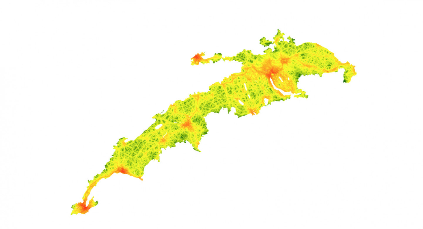 Tranquillity map 